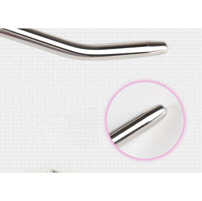 Penetrador de Uretra em Aço para Prática de Sounding - Penis Plug |  26 x 0,9 cm - 2