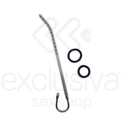 Foto 2 do produto Penis Plug - Penetrador de Uretra em Aço para Prática de Sounding - 27,5 x 0,6 cm