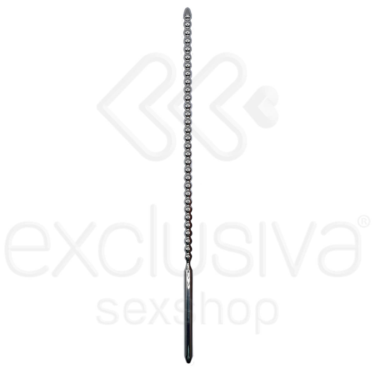 Penis Plug - Penetrador de Uretra em Aço para Prática de Sounding - 24 x 0,5 cm - 2