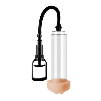 Foto 2 do produto Bomba Peniana Manual com Manga em Forma de Vagina em Cyberskin - Penis Pump | 21 x 6,7 cm | Disponível em 2 Cores