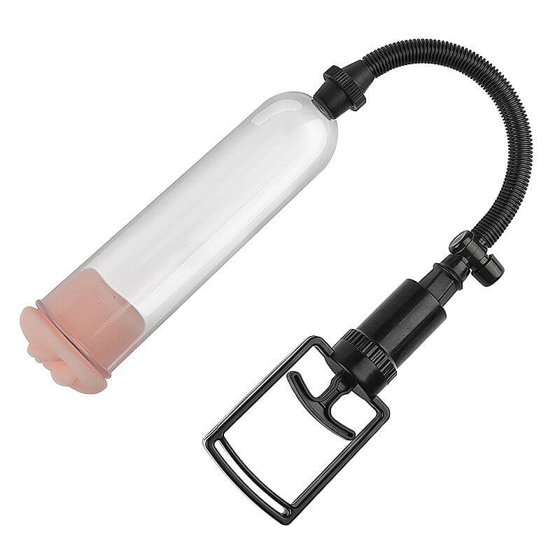 Bomba Peniana Manual com Anel em Forma de Vagina - Penis Pump | 18 x 5,3 cm - 2