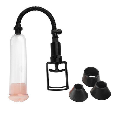 Foto 3 do produto Bomba Peniana Manual com Anel em Forma de Vagina - Penis Pump | 18 x 5,3 cm