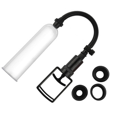Bomba Peniana Manual com Anel em Forma de Vagina - Penis Pump | 18 x 5,3 cm