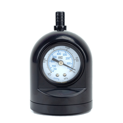 Foto 4 do produto Bomba Peniana de Sucção Manual com Manopla, Manômetro e Anel de Silicone - Penis Pump PowerUp | 19,5 x 5,7 cm