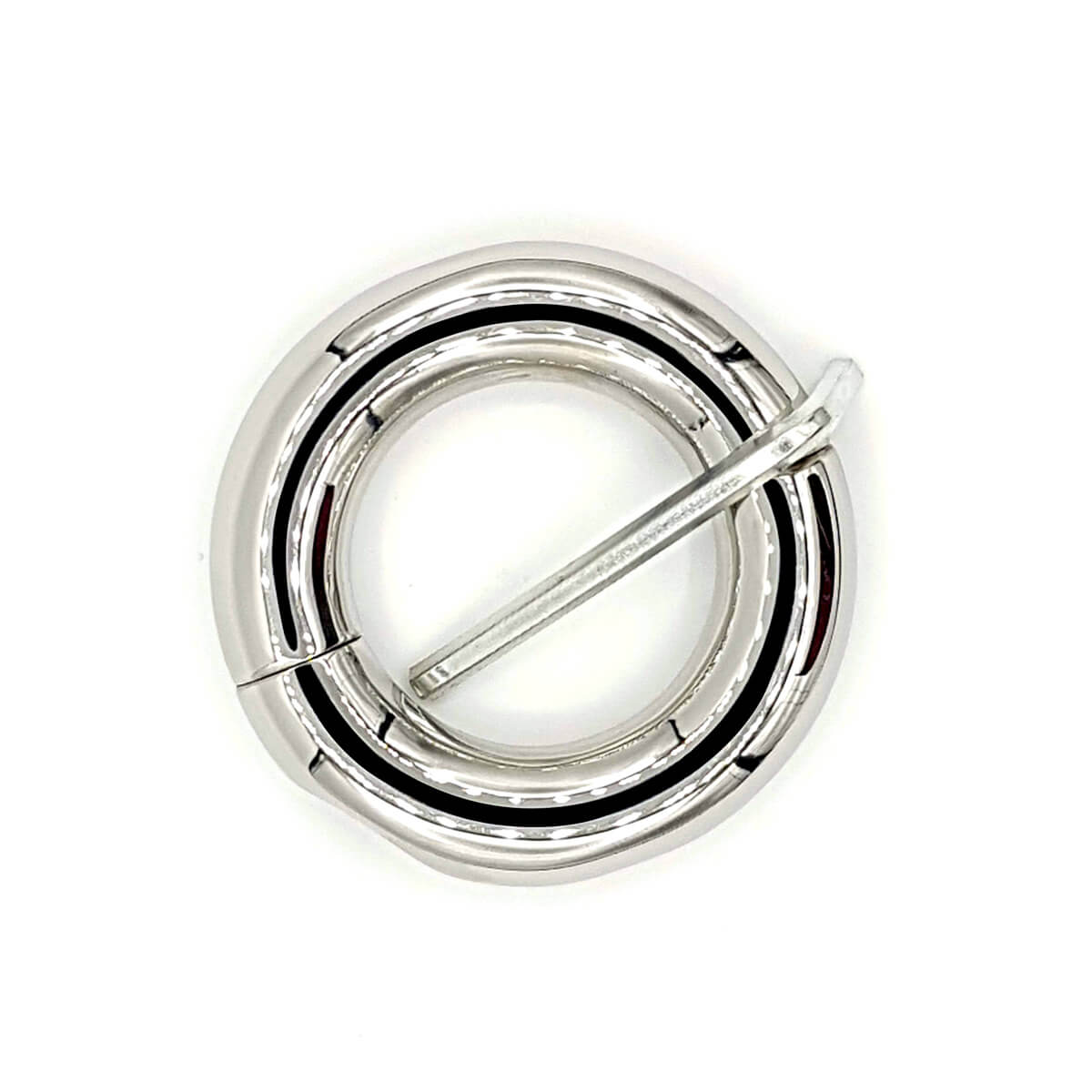 Penis Ring - Anel Peniano Espesso com Divisórias, Feito em Aço Não Oxidante que Prolonga a Ereção e Retarda a Ejaculação | Disponível em 3 Tamanhos - 2