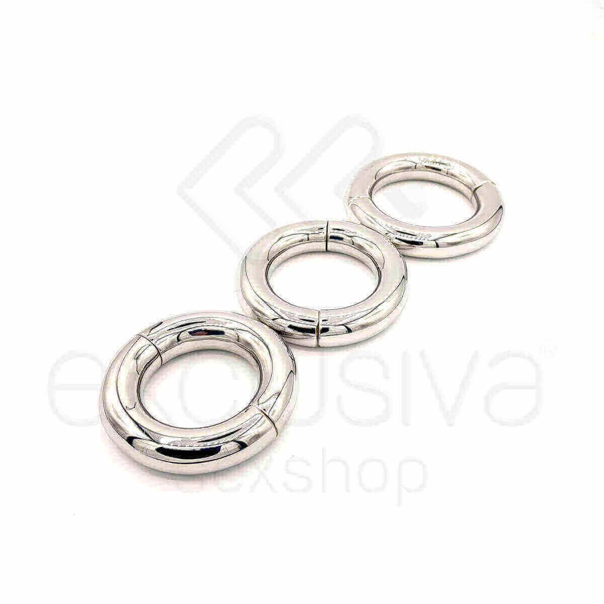 Penis Ring - Anel Peniano Espesso com Divisórias, Feito em Aço Não Oxidante que Prolonga a Ereção e Retarda a Ejaculação | Disponível em 3 Tamanhos - 4