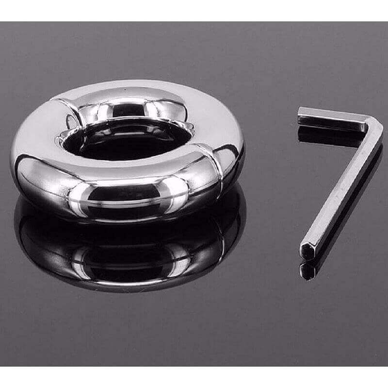 Penis Ring - Anel Peniano Espesso com Divisórias, Feito em Aço Não Oxidante que Prolonga a Ereção e Retarda a Ejaculação | Disponível em 3 Tamanhos - 7