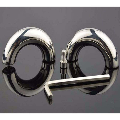 Foto 9 do produto Penis Ring - Anel Peniano Espesso com Divisórias, Feito em Aço Não Oxidante que Prolonga a Ereção e Retarda a Ejaculação | Disponível em 3 Tamanhos