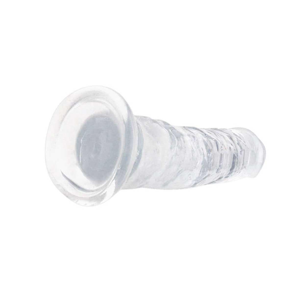 Pênis Transparente em TPE no Formato Realístico com Ventosa - Lester-M | 19,5 x 4,0 cm - 2