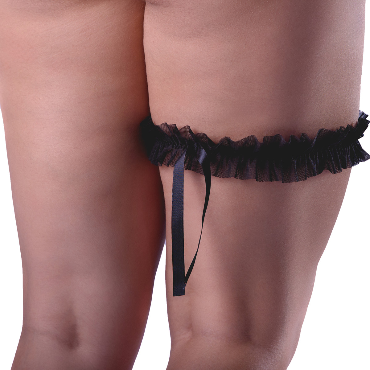 Persex de Tule Transparente com Mini Corrente e Pingente Frontal - Exclusiva Lingerie | Tamanho Único | Disponível em 5 Cores - 5