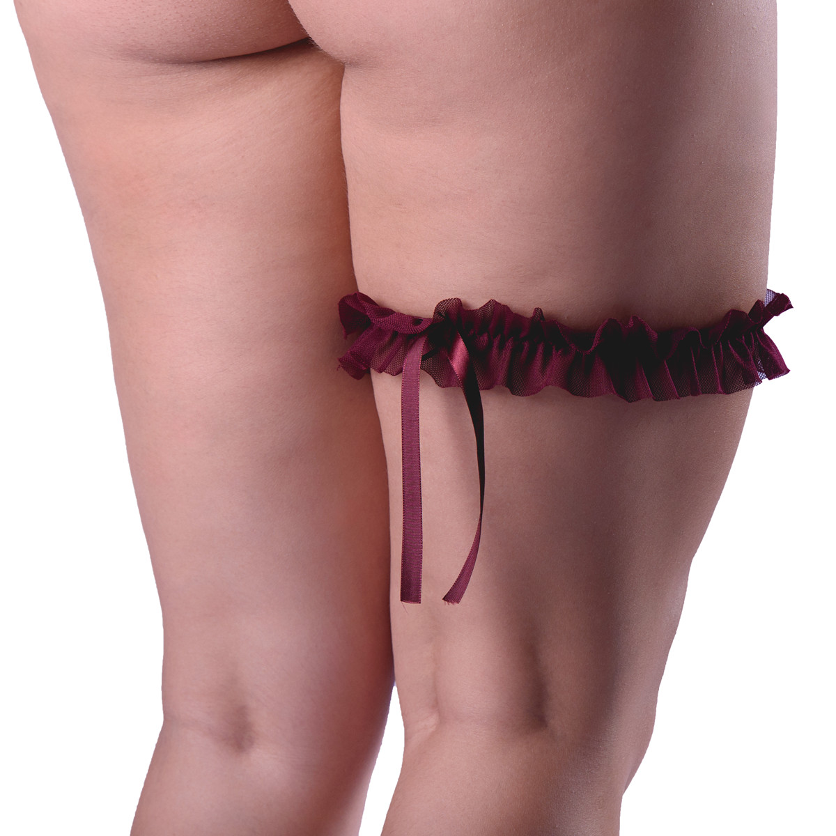 Persex de Tule Transparente com Mini Corrente e Pingente Frontal - Exclusiva Lingerie | Tamanho Único | Disponível em 5 Cores - 11