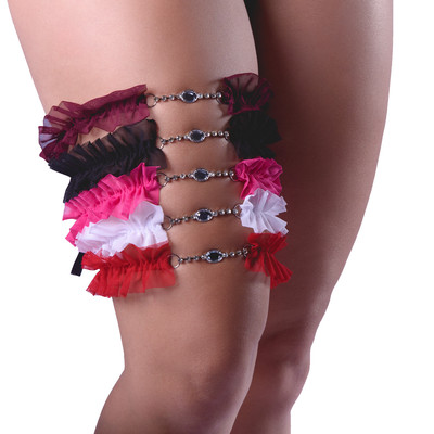 Persex de Tule Transparente com Mini Corrente e Pingente Frontal - Exclusiva Lingerie | Tamanho Único | Disponível em 5 Cores