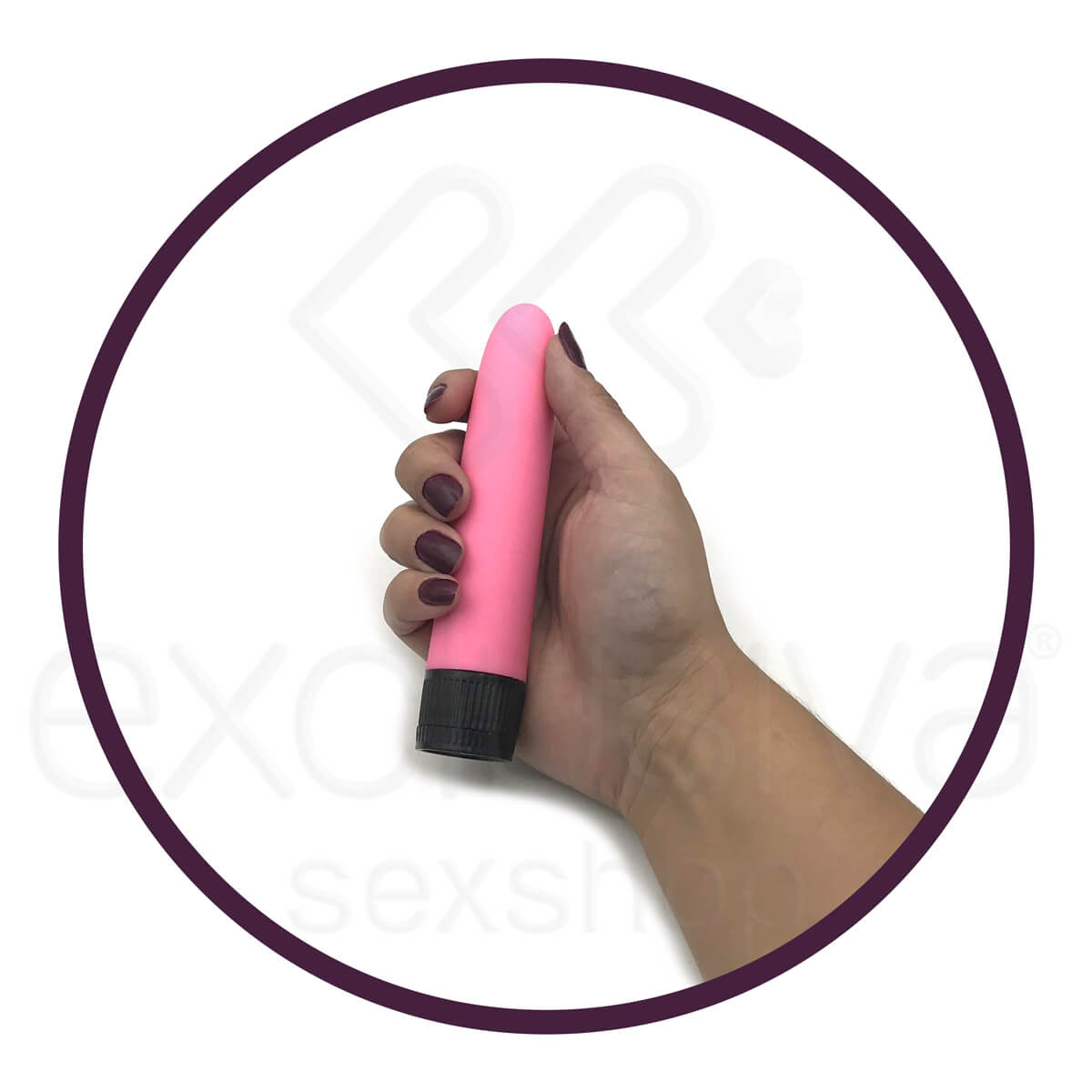 Vibrador Personal Aveludado Resistente à Água e Vibração Única - Personal Super |13 x 2,7 cm | Disponível em 5 Cores - 11