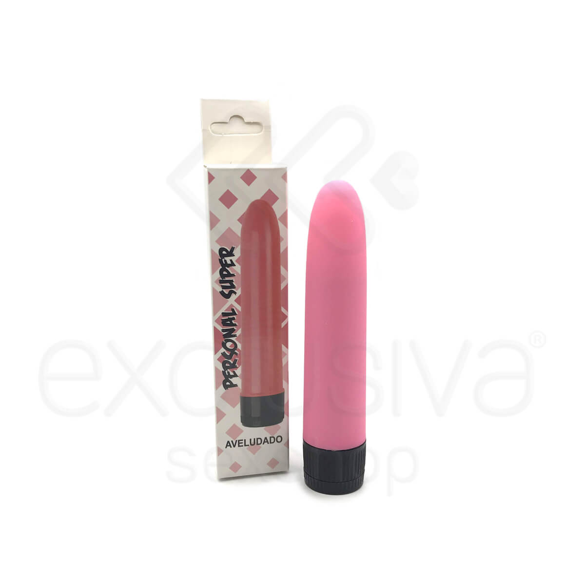 Vibrador Personal Aveludado Resistente à Água e Vibração Única - Personal Super |13 x 2,7 cm | Disponível em 5 Cores - 5