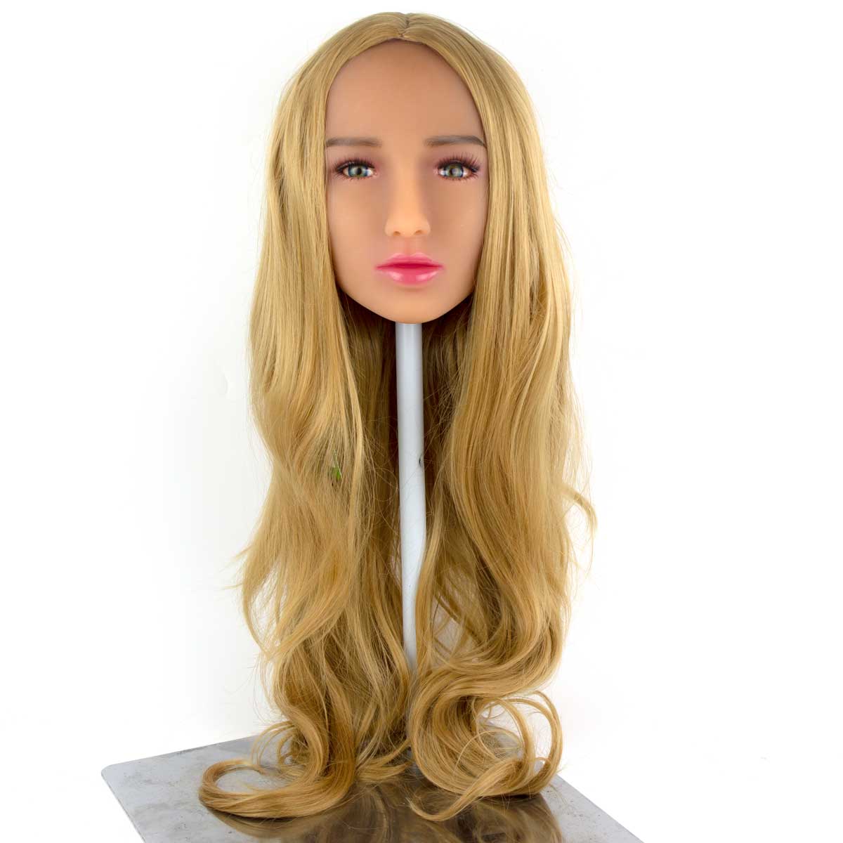 Peruca Levemente Ondulada no Tamanho Longo com Franjão em Fibra Sintética | Disponível em 21 Cores - 13