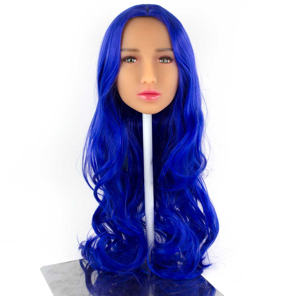 Peruca Levemente Ondulada no Tamanho Longo com Franjão em Fibra Sintética | Disponível em 21 Cores - 10