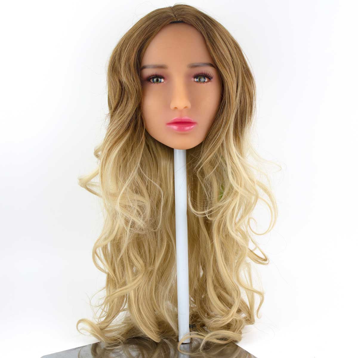 Peruca Levemente Ondulada no Tamanho Longo com Franjão em Fibra Sintética | Disponível em 21 Cores - 16