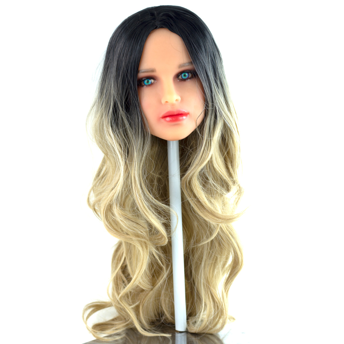 Peruca Levemente Ondulada no Tamanho Longo com Franjão em Fibra Sintética | Disponível em 21 Cores - 2