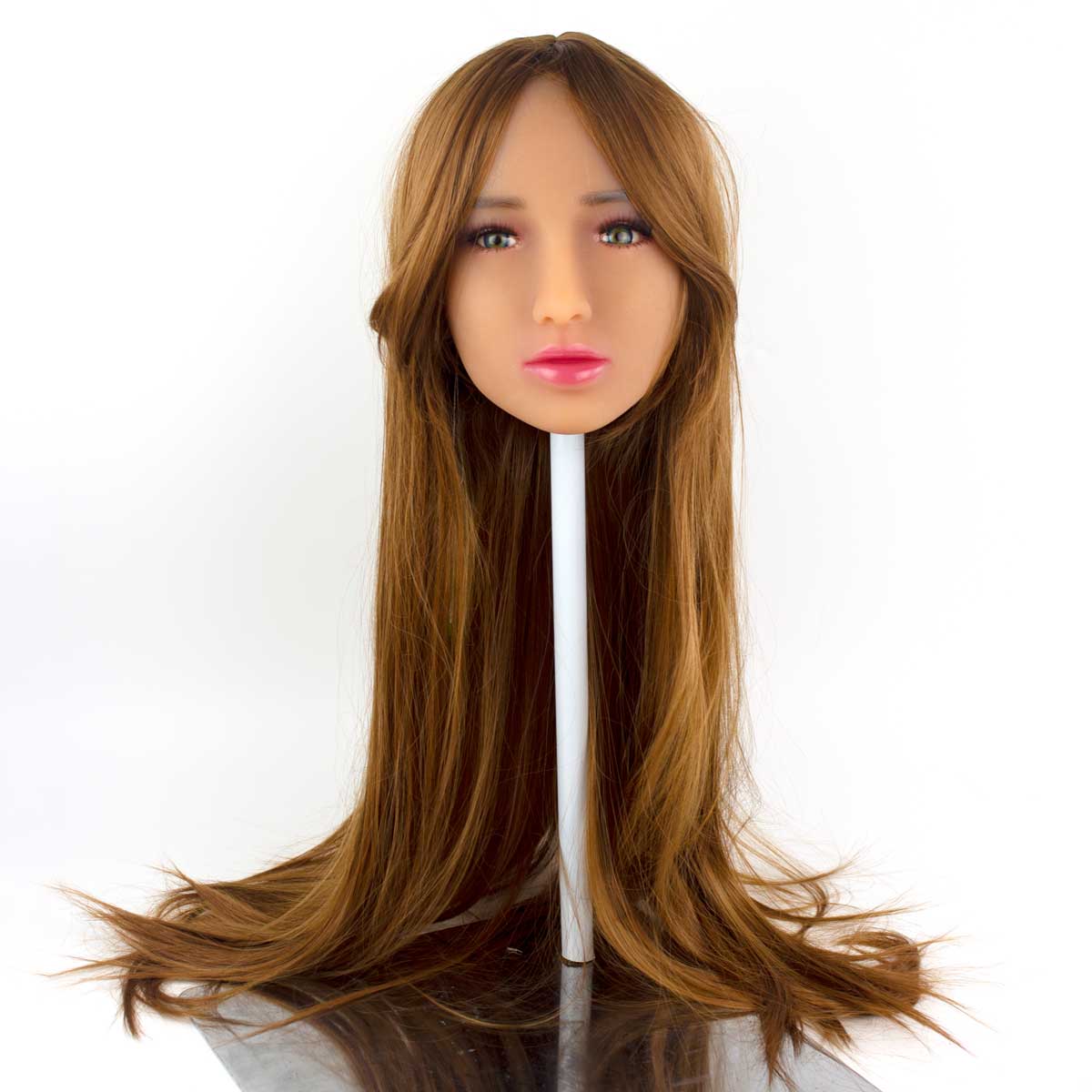 Peruca Lisa no Tamanho Longo com Franja em Fibra Sintética | Disponível em 16 Cores - 13