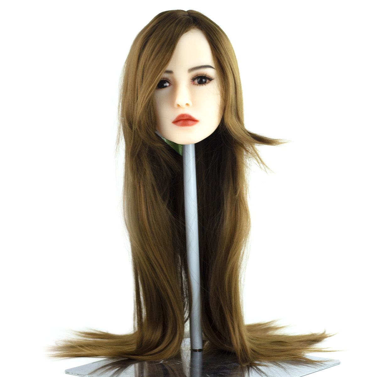 Peruca Lisa no Tamanho Longo com Franja em Fibra Sintética | Disponível em 16 Cores - 5