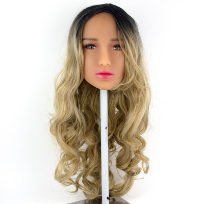 Foto 3 do produto Peruca de Raiz Lisa e Pontas com Babyliss em Fibra Sintética | Disponível em 10 Cores
