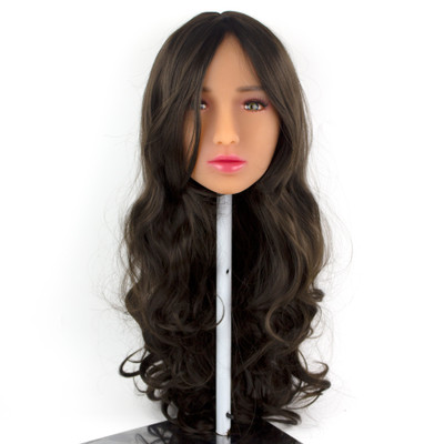Foto 8 do produto Peruca de Raiz Lisa e Pontas com Babyliss em Fibra Sintética | Disponível em 10 Cores