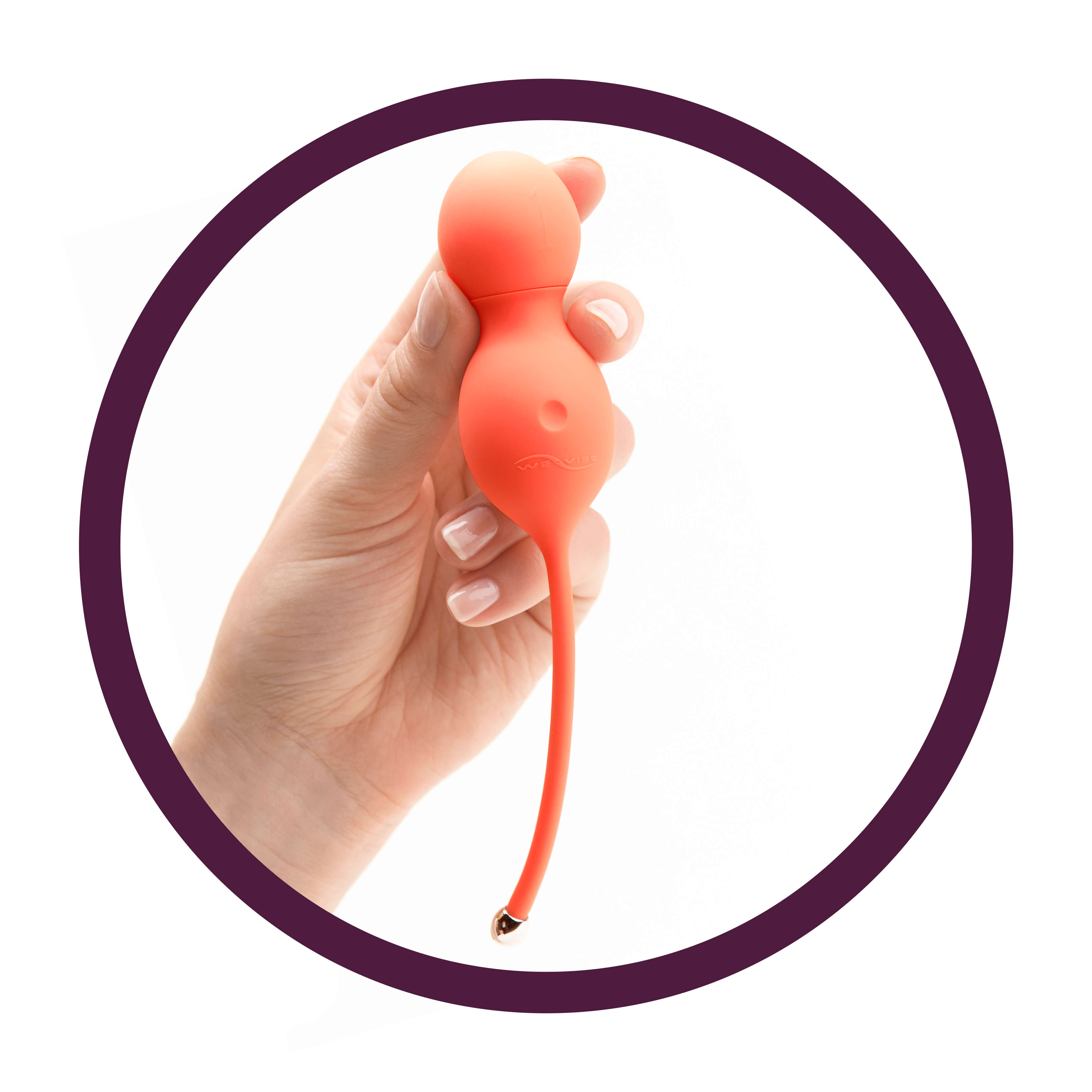 Peso para Pompoar Recarregável com 10 Modos de Vibração, 3 Variações de Peso e Resistente à água - We-Vibe Bloom - 11