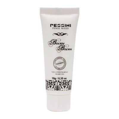 Foto 2 do produto Creme Excitante Anal 3 em 1 que Lubrifica, Pulsa e Anestesia - Pessini Bum Bum - 10 g