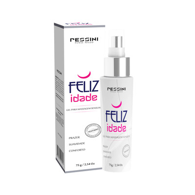 Gel Lubrificante à Base d'Água com Textura Leve e Fórmula Hipoalergênica - Pessini Feliz Idade | 75g