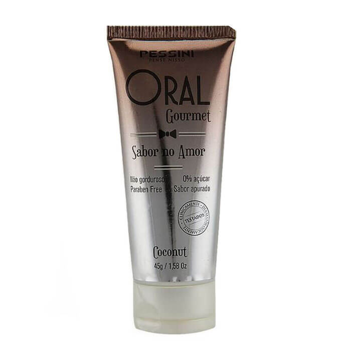 Gel Lubrificante Beijável com um Efeito Excitante que Esquenta, Zero Açúcar e Livre de Parabenos - Pessini Oral Gourmet | 45 g | Disponível em 6 Sabores - 2