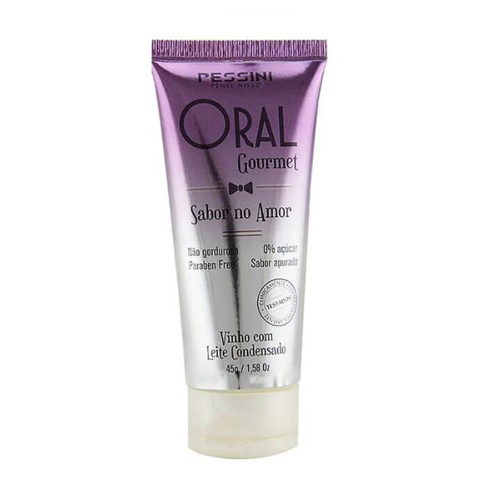 Gel Lubrificante Beijável com um Efeito Excitante que Esquenta, Zero Açúcar e Livre de Parabenos - Pessini Oral Gourmet | 45 g | Disponível em 6 Sabores - 4