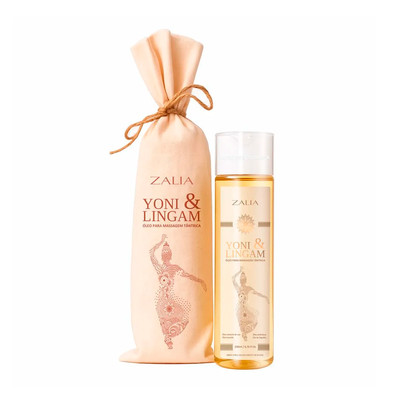 Óleo para Massagem Tântrica com Óleo de Semente de Uva - Pessini Yoni & Lingam | 200 ml