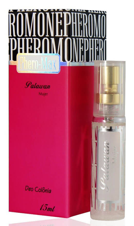 Deo Colônia com Feromônio Feminino - Phero-Max Palawan Mujer - 15 ml - 1