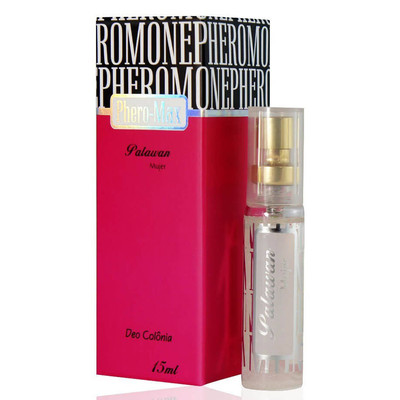 Foto 1 do produto Deo Colônia com Feromônio Feminino - Phero-Max Palawan Mujer - 15 ml