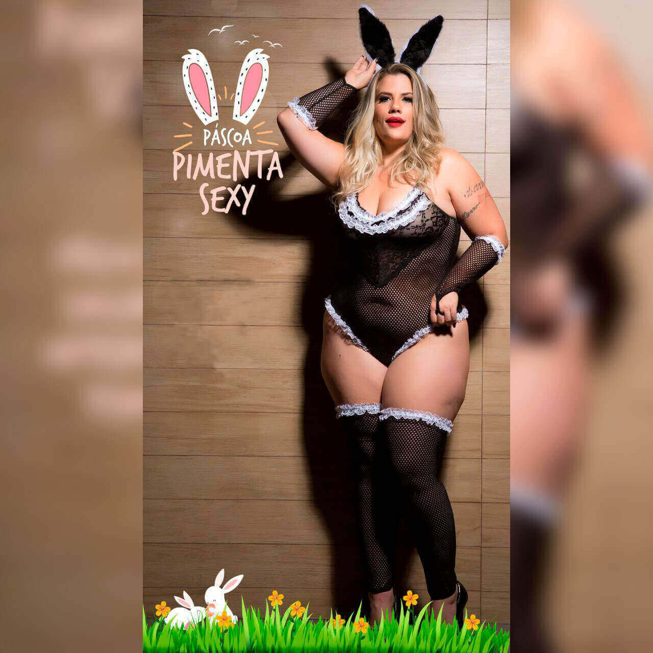 Fantasia Coelha Ousada - Pimenta Sexy | Plus Size - 3