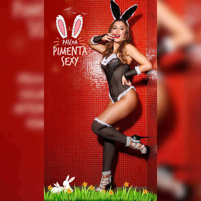 Foto 3 do produto Pimenta Sexy - Coelha Ousada com Body Sensual | Tamanho: Único