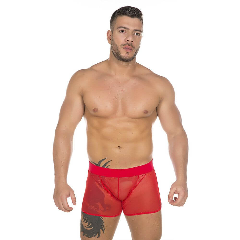 Pimenta Sexy - Cueca Boxer Tule - Tamanho Único | Disponível em 3 Cores - 3