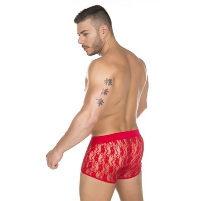 Foto 4 do produto Pimenta Sexy - Cueca Boxer Renda - Tamanho Único | Disponível em 3 Cores