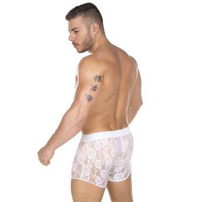Foto 2 do produto Pimenta Sexy - Cueca Boxer Renda - Tamanho Único | Disponível em 3 Cores