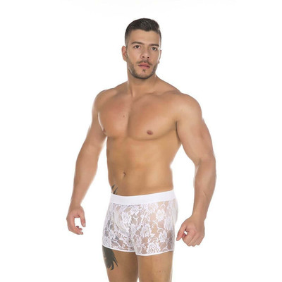 Foto 1 do produto Pimenta Sexy - Cueca Boxer Renda - Tamanho Único | Disponível em 3 Cores
