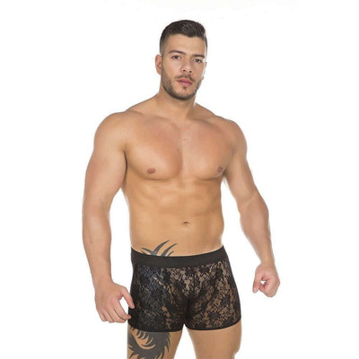 Foto 5 do produto Pimenta Sexy - Cueca Boxer Renda - Tamanho Único | Disponível em 3 Cores