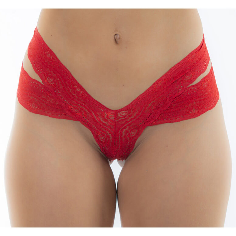 Pimenta Sexy - Tanga Chick em Renda - Tamanho Único | Disponível em 2 Cores - 4