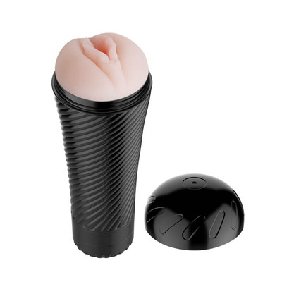 Foto 3 do produto Masturbador Lanterna com Vibração Multivelocidade e Forma de Vagina - Pink Pussy | 22 x 8,5 cm