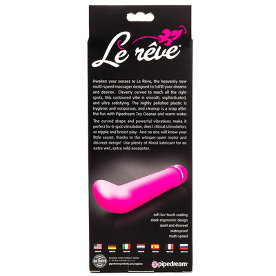 Foto 15 do produto Pipedream Le Reve - Vibrador Grande com Estimulador de Ponto G e Vibração Multivelocidade - 21 x 3,2 cm