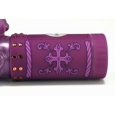 Foto 4 do produto Vibrador Rotativo com Estimulador Clitoriano e Ponto G, Possui 7 Modos de Vibração e 5 de Rotação - Pirates Janine's Cannon Fire - 25 x 4 cm