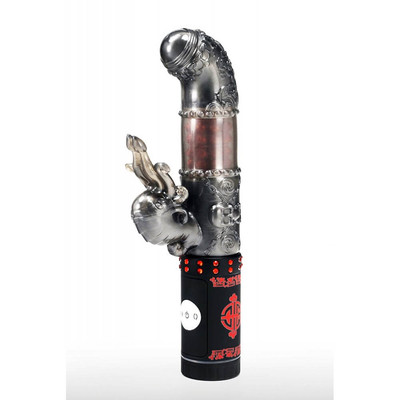 Foto 5 do produto Pirates Katsuni's Revenge of the Sea - Vibrador Rotativo com Estimulador Clitoriano e Ponto G, Possui 7 Modos de Vibração e 5 de Rotação - 25 x 4 cm