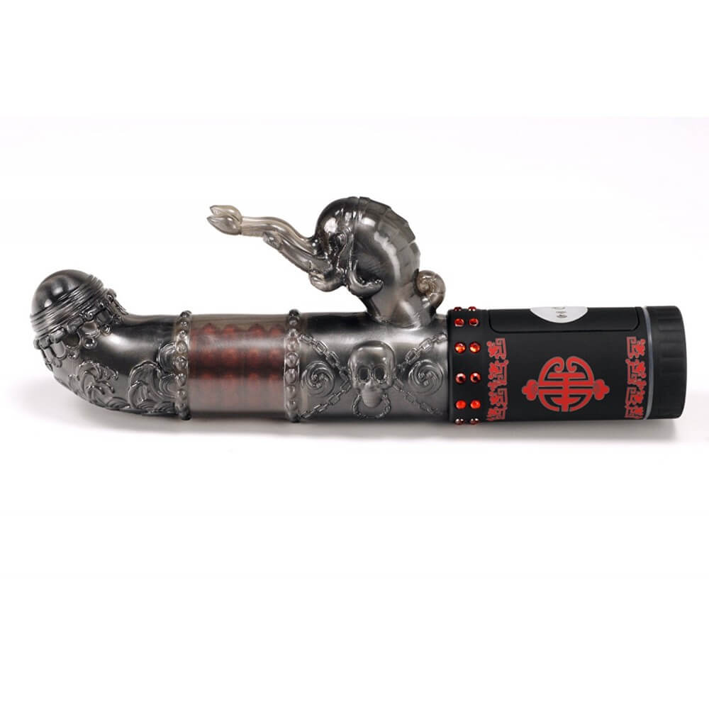 Pirates Katsuni's Revenge of the Sea - Vibrador Rotativo com Estimulador Clitoriano e Ponto G, Possui 7 Modos de Vibração e 5 de Rotação - 25 x 4 cm - 6