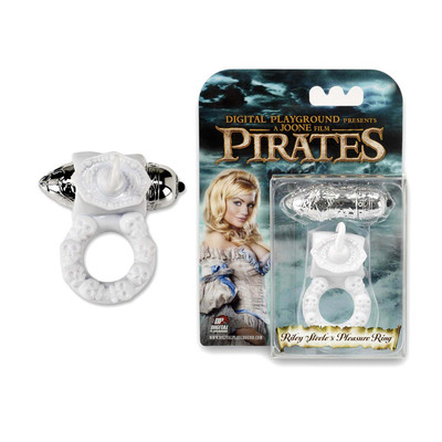 Foto 1 do produto Pirates Riley Steeles Pleasure Ring - Anel Peniano com Estimulador de Clítoris e Vibração Única - 5 x 3,5 cm