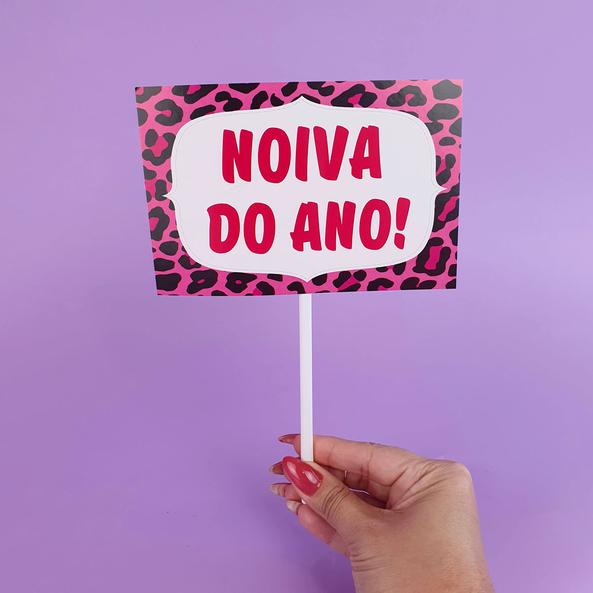 Plaquinhas para Despedida de Solteira (Noiva do Ano) - FestaChic - 11