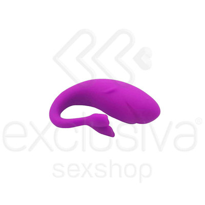 Foto 7 do produto Vibrador de Casal Flexível em Formato de Tubarão com 10 Modos de Vibração, Controle Remoto sem Fio e Recarregável | Disponível em 3 Cores